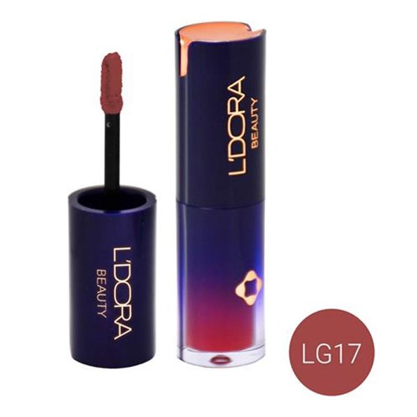 Ledora semi-matte liquid lipstick code LG17
