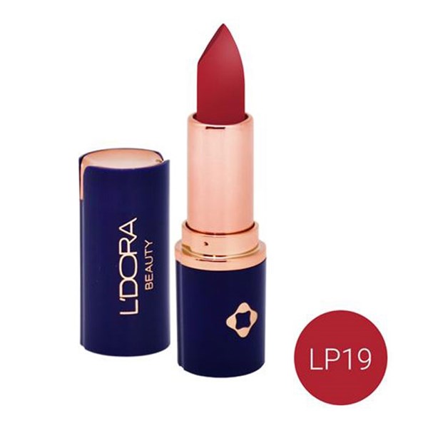 Semi-matte solid lipstick code LP19 Ledora