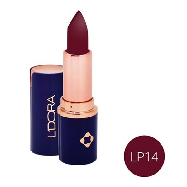 Semi-matte solid lipstick code LP14 Ledora