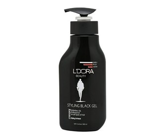 Men's black ledora strong keratin hair conditioning gel 300 ml