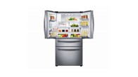 Samsung RF28 French refrigerator freezer capacity 28 feet