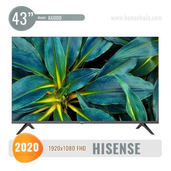 Hisense 43A6000 TV size 43 inches