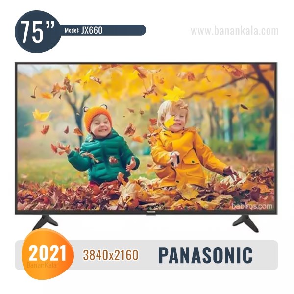 Panasonic 75-inch TV model JX660