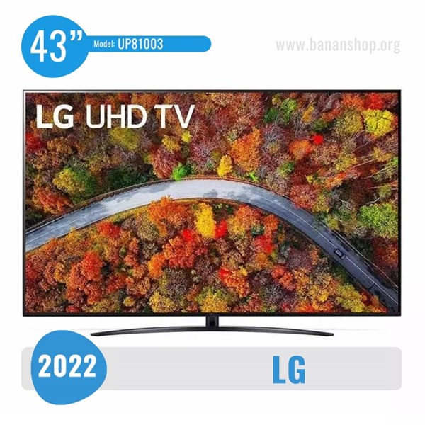 LG TV model 43UP81003 size 43 inches
