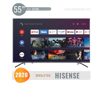Hisense 55B7206 TV size 55 inches