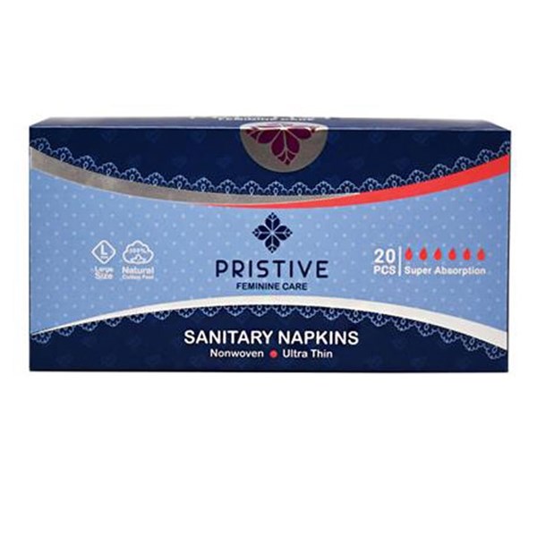 Prestio large size very thin sanitary napkin 20 pcs