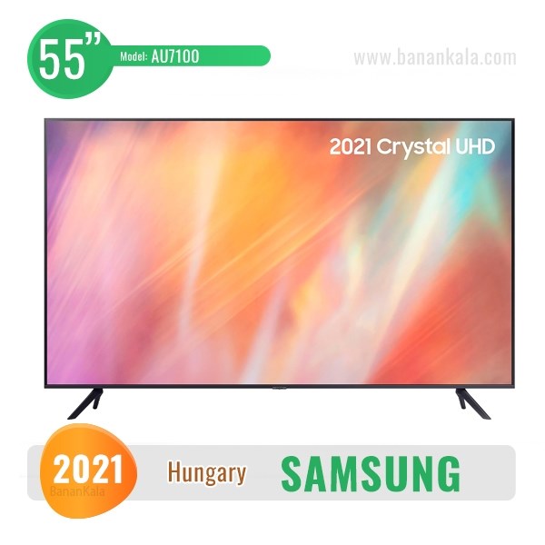 Samsung 55AU7100 TV size 55 inches