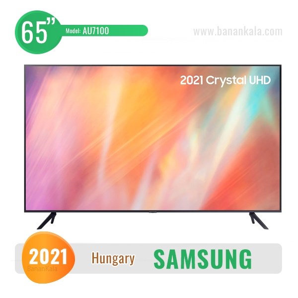 Samsung 65AU7100 TV size 65 inches
