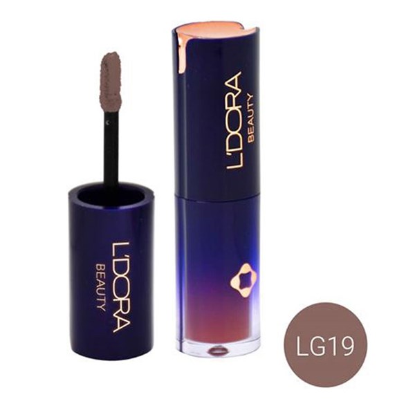 Ledura semi-matte liquid lipstick code LG19