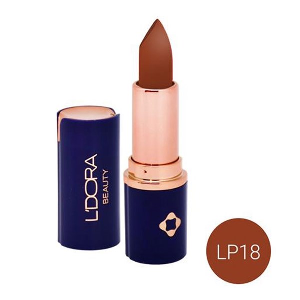 Semi-matte solid lipstick code LP18 Ledora